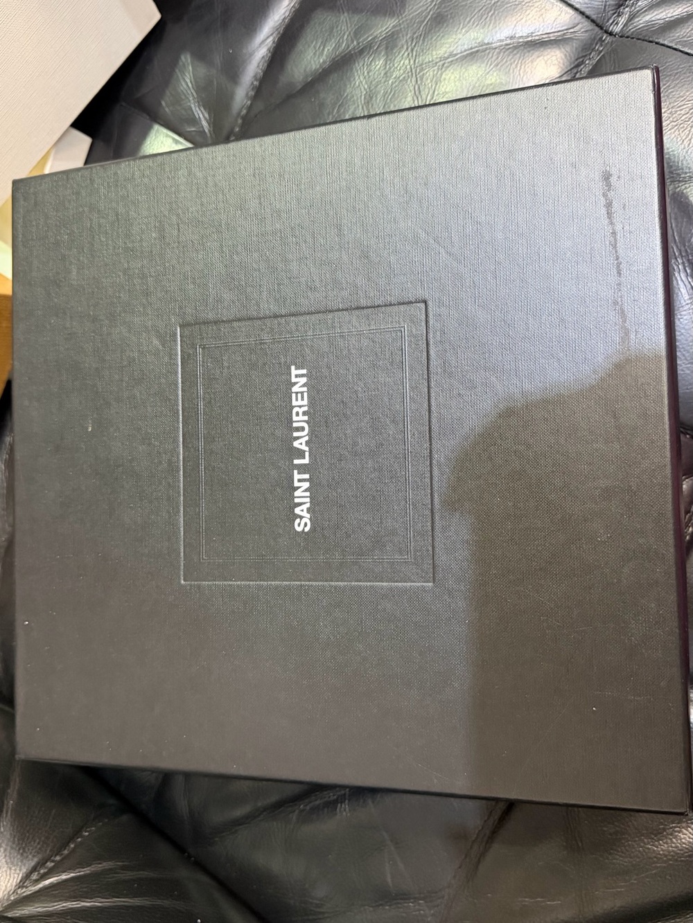 Saint Laurent Black and Pink Branded Box